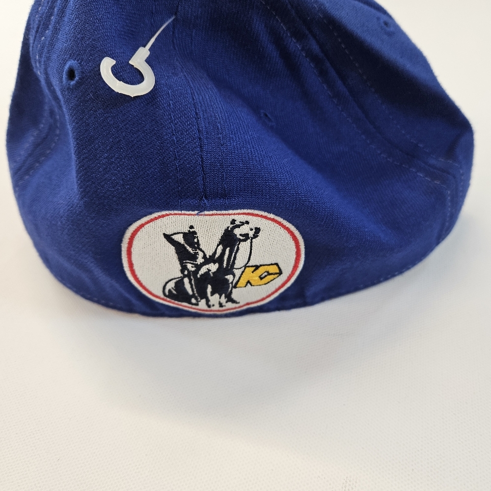 Aurhentic Vintage NHL Kansas City Scouts Hat White Mesh Adjustable Snapback NWOT - Picture 4 of 6